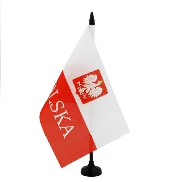 Bandiera Polonia con aquila alternativa 90 x 60 cm poliestere 100D occhielli metallici