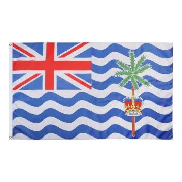 DRAPEAU TERRITOIRES BRITANNIQUES DE L\'OCÉAN INDIEN 150x90cm - DRAPEAU BRITANNIQUE 90 x 150 cm - DRAPEAUX
