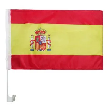 Drapeau de voiture ESPAGNE 45x30cm - Carflag ESPAGNOL 30 x 45 cm