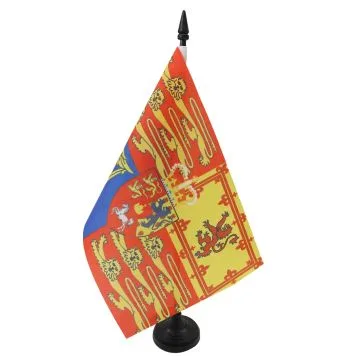 DRAPEAU DE TABLE ROYAL ROYAUME-UNI 21x14cm - PETIT DRAPEAUX DE BUREAU ANGLAIS 14 x 21 cm