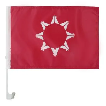 Drapeau de voiture Sioux Oglala du Dakota du Sud 45x30cm - Carflag amérindien 30 x 45 cm