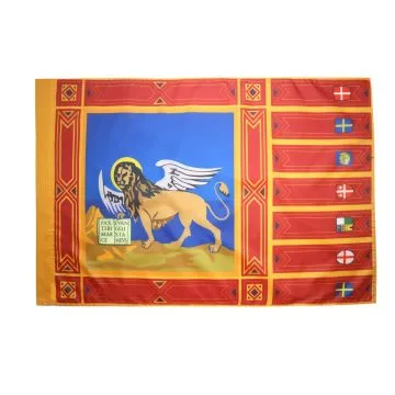 DRAPEAU VÍ?NÍ?TIE 150x90cm - DRAPEAU VÍ?NITIEN - VENETO - ITALIE 90 x 150 cm Fourreau pour hampe
