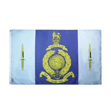 UK Royal Marines 40 Commando Flag 2' x 3' 100D polyester grommets