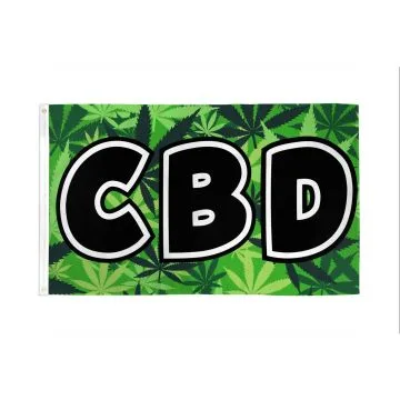 CBD Flag 3' x 5' 100D polyester grommets