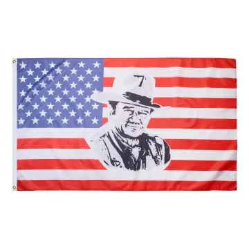 DRAPEAU USA JOHN WAYNE 150x90cm - DRAPEAU AMÉRICAIN - ETATS-UNIS 90 x 150 cm - DRAPEAUX