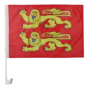 Drapeau de voiture Basse-Normandie 45x30cm - Carflag bas-normand - France 30 x 45 cm