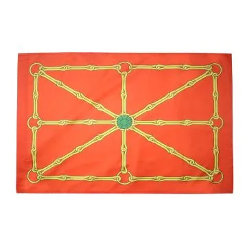 DRAPEAU NAVARRE INDÉPENDENTISTE 90x60cm - DRAPEAU RÉGIONALISTE NAVARRAIS - NAVARRA 60 x 90 cm Fourreau pour hampe