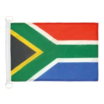 Bandera nautica sudafricana 45x30cm - Compra/Venta Banderas naúticas de Sudáfrica 30 x 45 cm con anillos