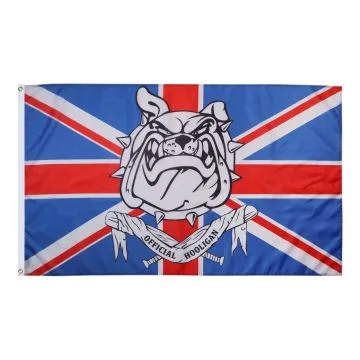 United Kingdom Official Hooligan Flag 2' x 3' 100D polyester grommets