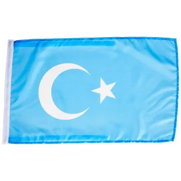 DRAPEAU OUÏGHOURS 45x30cm - PAVILLON DES OUÏGOURS 30 x 45 cm haute qualité