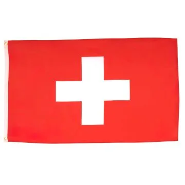 DRAPEAU SUISSE 150x90cm - DRAPEAU HELVÉTIQUE 90 x 150 cm - DRAPEAUX