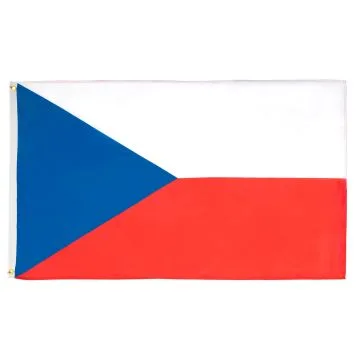 DRAPEAU RÉPUBLIQUE TCHÈQUE 150x90cm - DRAPEAU TCHÈQUE 90 x 150 cm - DRAPEAUX