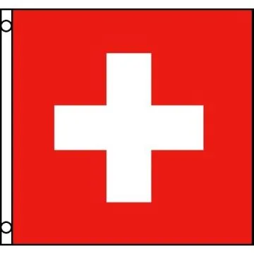 DRAPEAU SUISSE 90x90cm - DRAPEAU HELVÉTIQUE 90 x 90 cm - DRAPEAUX