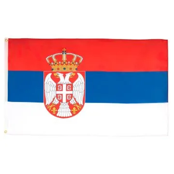 DRAPEAU SERBIE 150x90cm - DRAPEAU SERBE 90 x 150 cm - DRAPEAUX