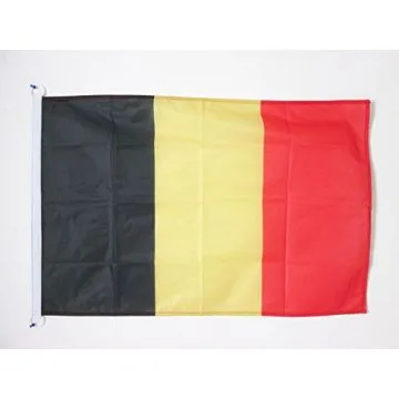 DRAPEAU BELGIQUE 150x90cm - DRAPEAU BELGE 90 x 150 cm Spécial Extérieur - DRAPEAUX