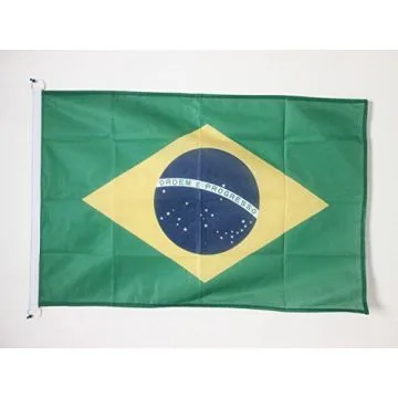 DRAPEAU BRÍ?SIL 150x90cm - DRAPEAU BRÍ?SILIEN 90 x 150 cm Spécial Extérieur - DRAPEAUX