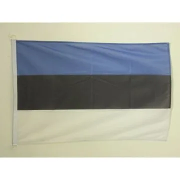 DRAPEAU ESTONIE 150x90cm - DRAPEAU ESTONIEN 90 x 150 cm Spécial Extérieur - DRAPEAUX