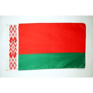 DRAPEAU BIÉLORUSSIE 150x90cm - DRAPEAU BIÉLORUSSE 90 x 150 cm - DRAPEAUX