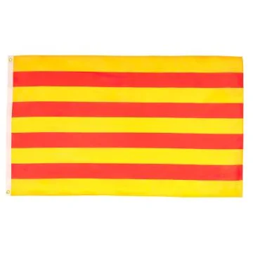 DRAPEAU CATALOGNE 150x90cm - DRAPEAU CATALAN 90 x 150 cm - DRAPEAUX