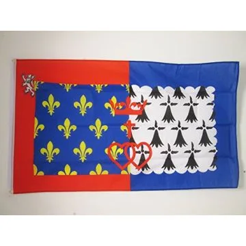 DRAPEAU PAYS DE LA LOIRE 150x90cm - DRAPEAU LIGÉRIEN - FRANCE 90 x 150 cm - DRAPEAUX