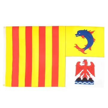 DRAPEAU PROVENCE-ALPES-CÔTE D\'AZUR 150x90cm - DRAPEAU PROVENÇAL - FRANCE 90 x 150 cm - DRAPEAUX