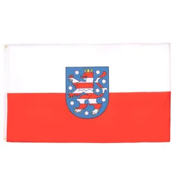 DRAPEAU HESSE 150x90cm - DRAPEAU HESSEN - LAND ALLEMAGNE 90 x 150 cm - DRAPEAUX