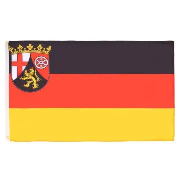 DRAPEAU RHÉNANIE-PALATINAT 150x90cm - DRAPEAU RHEINLAND-PFALZ - LAND ALLEMAGNE 90 x 150 cm - DRAPEAUX
