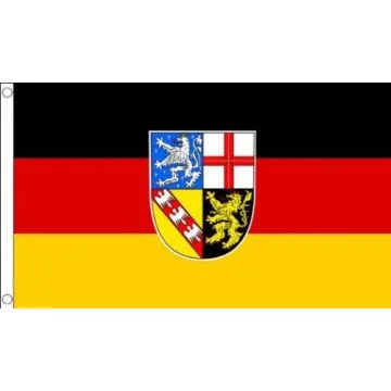 DRAPEAU SARRE 150x90cm - DRAPEAU SAARLAND - LAND ALLEMAGNE 90 x 150 cm - DRAPEAUX