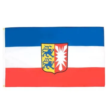 DRAPEAU SCHLESWIG-HOLSTEIN 150x90cm - DRAPEAU SCHLESWIG-HOLSTEIN - LAND ALLEMAGNE 90 x 150 cm - DRAPEAUX
