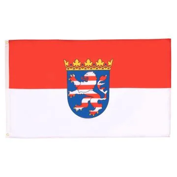 DRAPEAU THURINGE 150x90cm - DRAPEAU THÜRINGEN - LAND ALLEMAGNE 90 x 150 cm - DRAPEAUX