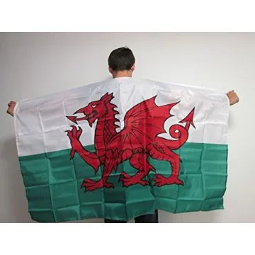 DRAPEAU CAPE PAYS DE GALLES 150x90cm - BODY FLAG SUPPORTER GALLOIS 90 x 150 cm