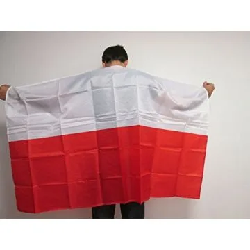 DRAPEAU CAPE POLOGNE 150x90cm - BODY FLAG SUPPORTER POLONAIS 90 x 150 cm