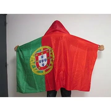 DRAPEAU CAPE PORTUGAL 150x90cm - BODY FLAG SUPPORTER PORTUGAIS 90 x 150 cm