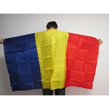DRAPEAU CAPE ROUMANIE 150x90cm - BODY FLAG SUPPORTER ROUMAIN 90 x 150 cm