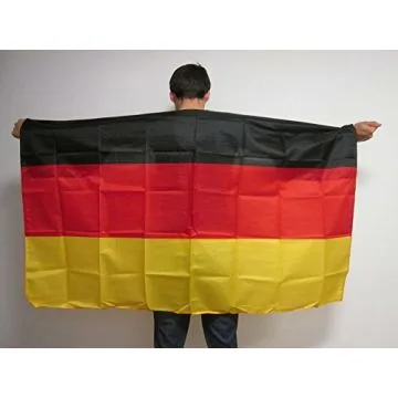 DRAPEAU CAPE ALLEMAGNE 150x90cm - BODY FLAG SUPPORTER ALLEMAND 90 x 150 cm