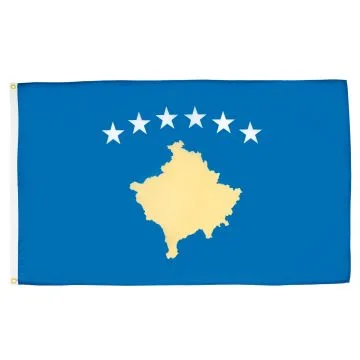 DRAPEAU KOSOVO 150x90cm - DRAPEAU KOSOVARD 90 x 150 cm - DRAPEAUX