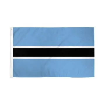 DRAPEAU BOTSWANA 150x90cm - DRAPEAU BOTSWANAIS 90 x 150 cm - DRAPEAUX