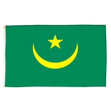 DRAPEAU MAURITANIE 150x90cm - DRAPEAU MAURITANIEN 90 x 150 cm - DRAPEAUX