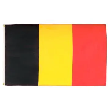 DRAPEAU BELGIQUE 150x90cm - DRAPEAU BELGE 90 x 150 cm - DRAPEAUX