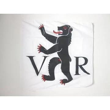 DRAPEAU CANTON D\'APPENZELL RHODES-INTÍ?RIEURES 90x90cm - DRAPEAU APPENZELL INNERRHODEN - AI SUISSE 90 x 90 cm Fourreau pour hampe
