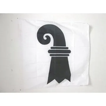DRAPEAU CANTON DE BÍ?LE-VILLE 90x90cm - DRAPEAU BASEL-STADT - BS SUISSE 90 x 90 cm Fourreau pour hampe