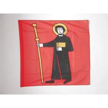 DRAPEAU CANTON DE GLARIS 90x90cm - DRAPEAU GLARUS - GL SUISSE 90 x 90 cm Fourreau pour hampe