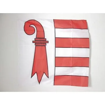 DRAPEAU CANTON DU JURA 90x90cm - DRAPEAU JURA - JU SUISSE 90 x 90 cm Fourreau pour hampe