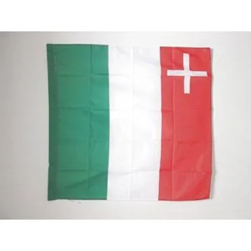 DRAPEAU CANTON DE NEUCHÍ?TEL 90x90cm - DRAPEAU NEUENBURG - NE SUISSE 90 x 90 cm Fourreau pour hampe