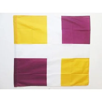 DRAPEAU ORDONNANCE DU RÍ?GIMENT DE FLANDRE 1597-1791 90x90cm - DRAPEAU SAULT 90 x 90 cm Fourreau pour hampe
