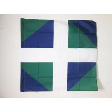DRAPEAU ORDONNANCE DU RÍ?GIMENT Dâ??AUXERROIS 1776-1793 90x90cm - DRAPEAU INFANTERIE DU ROYAUME DE FRANCE 90 x 90 cm Fourreau pour hampe