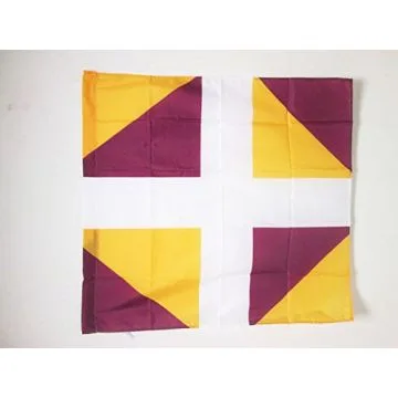 DRAPEAU ORDONNANCE DU RÍ?GIMENT DE CAMBRÍ?SIS 1776-1793 90x90cm - DRAPEAU INFANTERIE DU ROYAUME DE FRANCE 90 x 90 cm Fourreau pour hampe