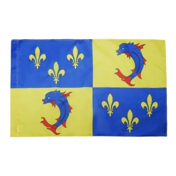 DRAPEAU PROVINCE DU DAUPHINÍ? 150x90cm - DRAPEAU DAUPHINOIS - FRANCE 90 x 150 cm Fourreau pour hampe