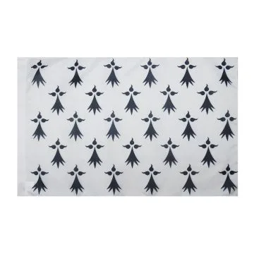 DRAPEAU PROVINCE DE BRETAGNE 150x90cm - DRAPEAU HISTORIQUE BRETON 90 x 150 cm Fourreau pour hampe