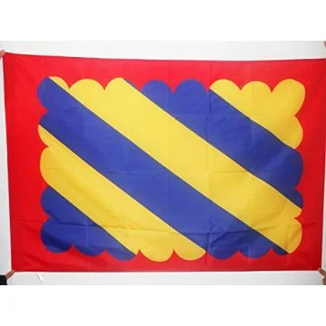 DRAPEAU DUCHÍ? DE NIVERNAIS 150x90cm - DRAPEAU PROVINCE FRANCE 90 x 150 cm Fourreau pour hampe